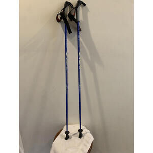 AMERICAN NORDIC WALKING SYSTEM SWIX (MED GRIP) 44” SKI WALKING STICKS BLUE